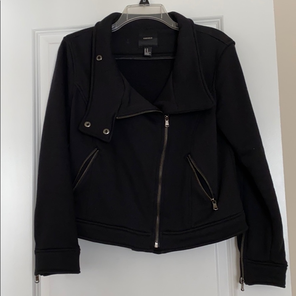 Black bomber jacket